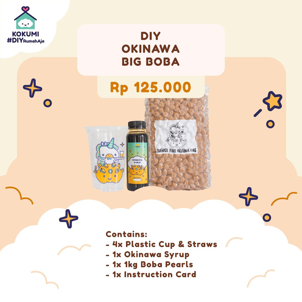 

KOKUMI DIY - Paket Okinawa Big Boba