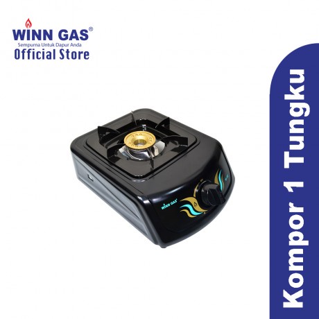 Winn Gas W 133 Kompor 1 Tungku / Kompor 1 Tungku Regular Stove &amp; Paket Kompor Selang Regulator W88/W900