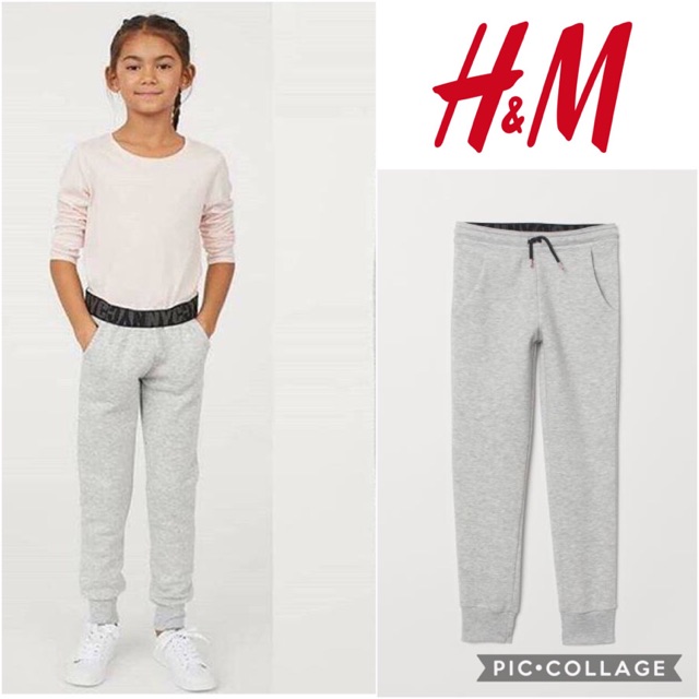 h and m girls joggers