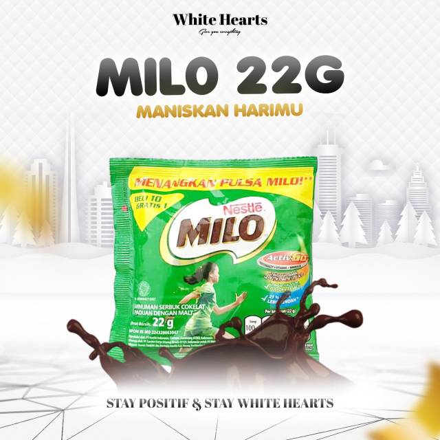 

Milo Sachet 22g Whitehearts