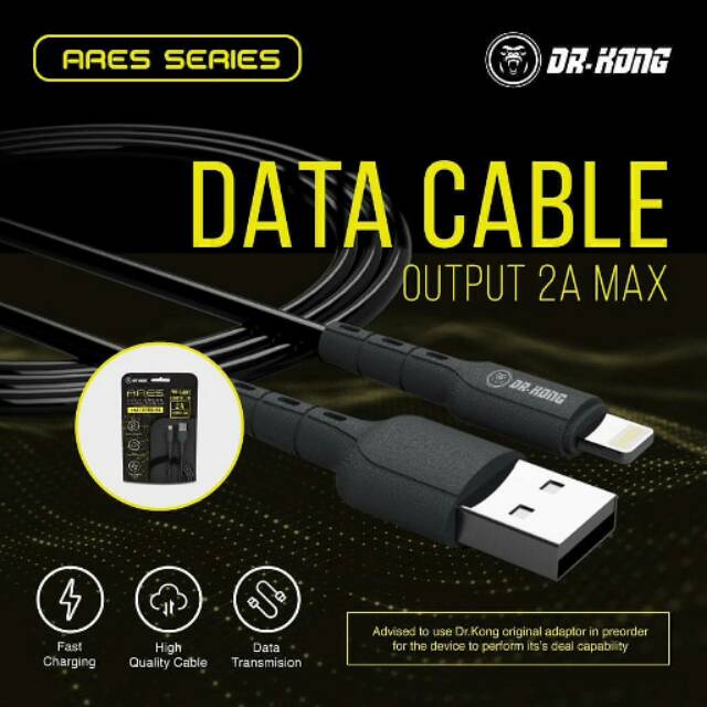 DR KONG Kabel data MICRO USB / TYPE C Fast Charging- Gadgetin.id1