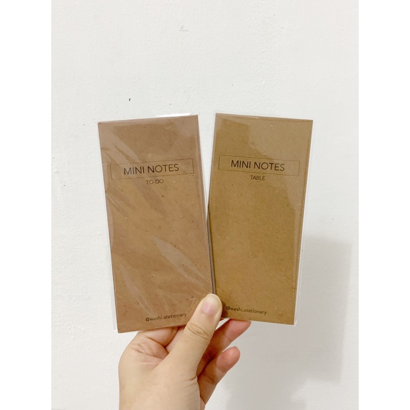 

Mini notes series by washi washi stationery 2 varian