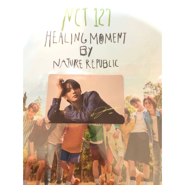 Ready Stock / Official NR / PC Nature Republic Jungwoo NCT Photocard NR / NCT 127 x Nature Republic 