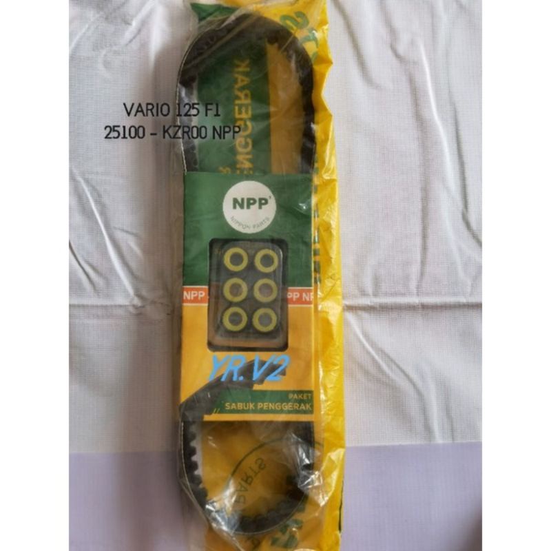 VANBELT KIT VARIO 125 FI KZR V BELT + ROLLER VARIO TECHNO 125 FI VBELT VAN BELT ORI ORI NPP