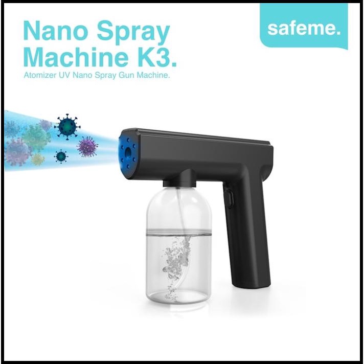 Semprotan Disinfektan Elektrik Wireless Nano Spray Gun Disinfectant K3