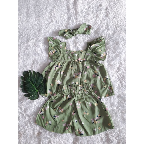 Aria Set free bandana / Dress bayi/ Summer dress / Daster bayi