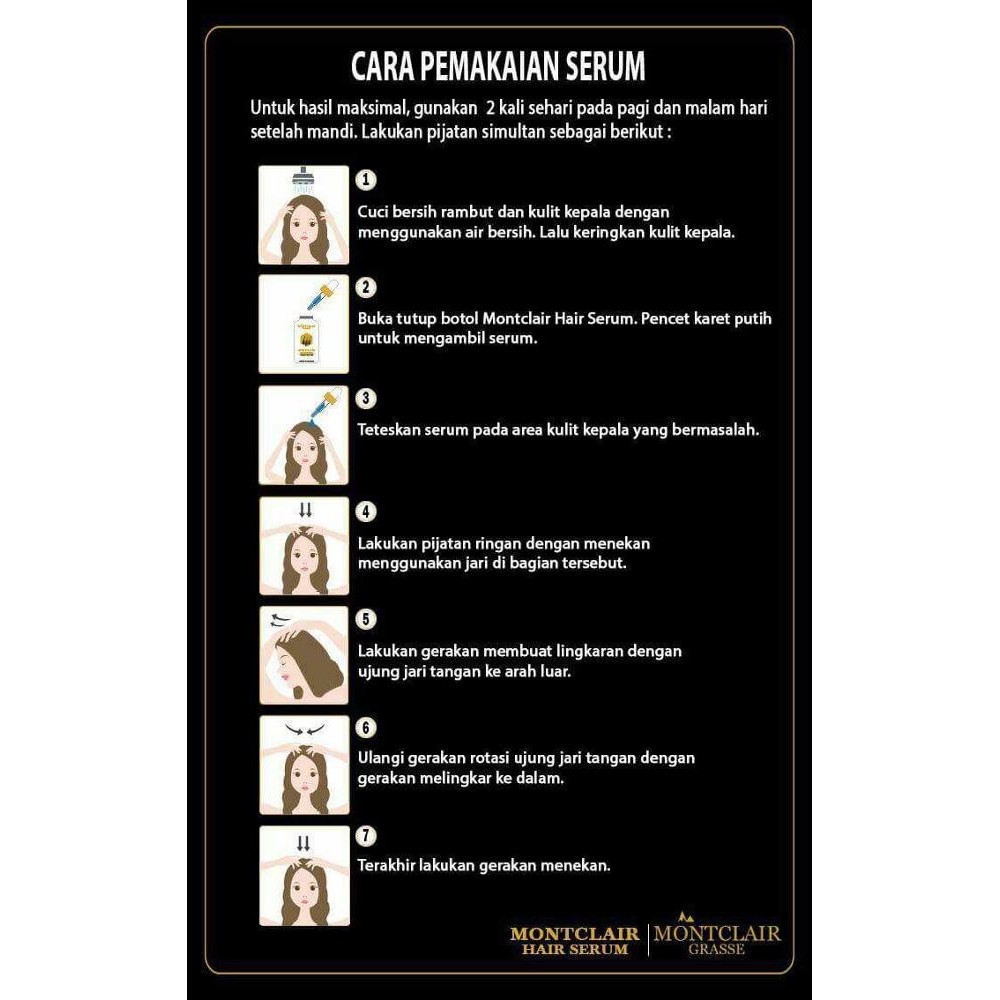 ORIGINAL/Montclair Hair Serum/Penumbuh Rambut Bergaransi-7