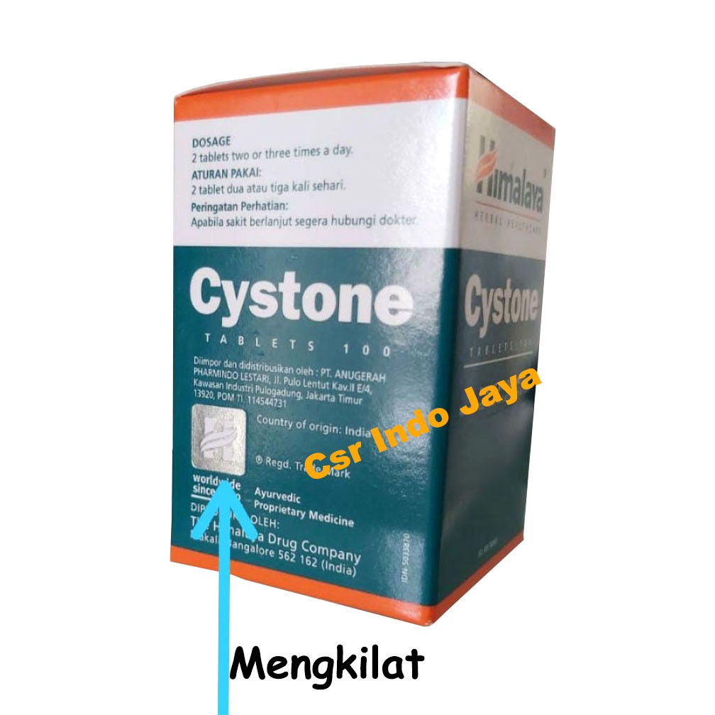 Cystone 100 Tablet / Suplemen Herbal Batu Ginjal / Infeksi Saluran Kencing