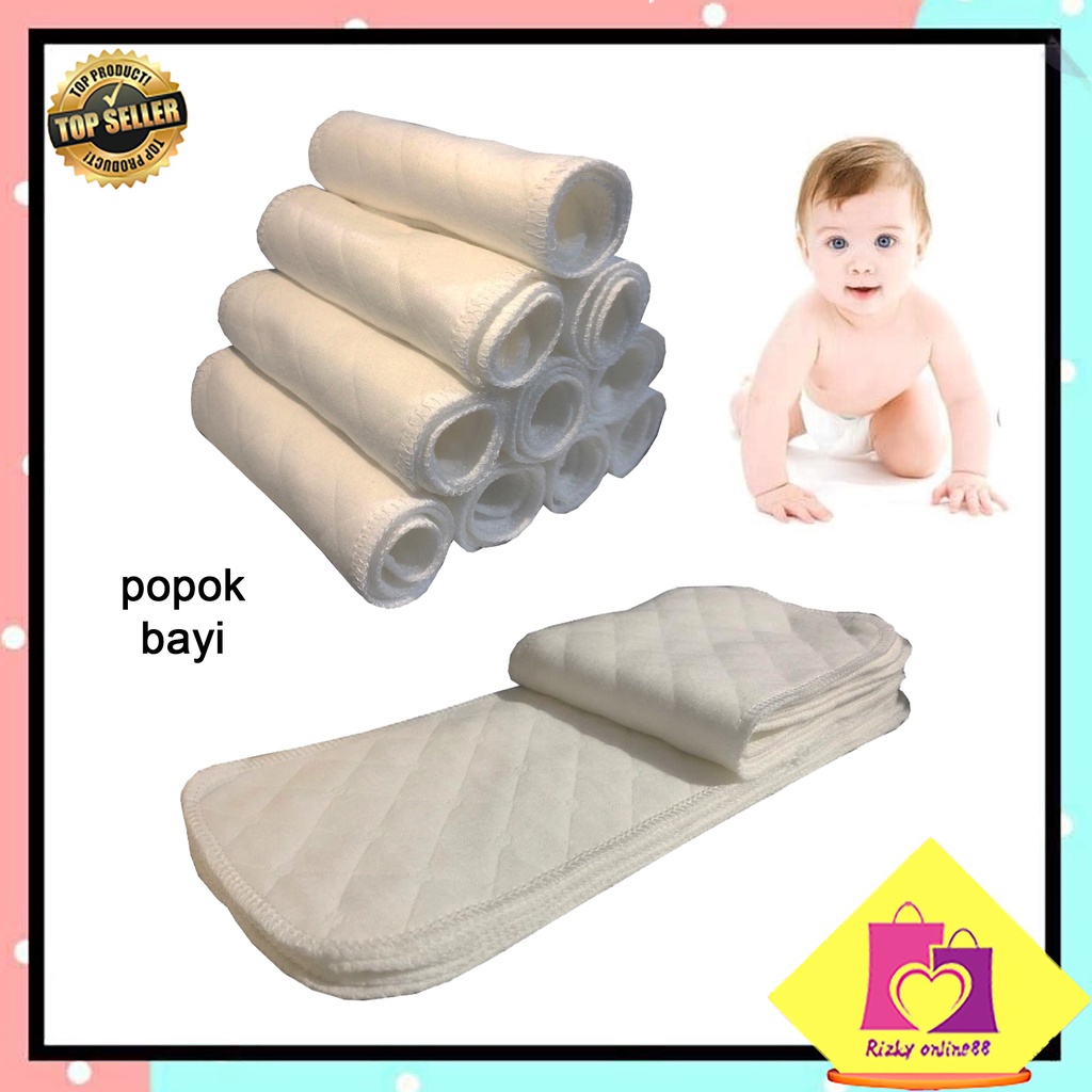 Rizkyonline88 insert clodi bayi microfiber / popok kain bayi