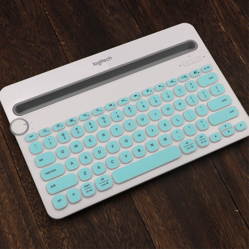 Cover Pelindung Keyboard Wireless Bahan Silikon Ultra Tipis Untuk Logitech K480