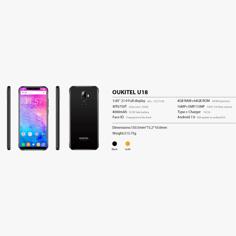 OUKITEL U18 Smartphone Android 5 \