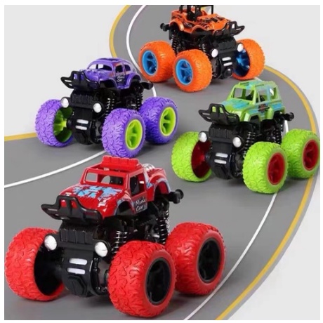 MONSTER ZAP MAINAN MOBIL JIP ANAK OFF ROAD 4 DRIVE INERTIAL BIGFOOT 360 DERAJAT | FADHILAH SHOP BJB