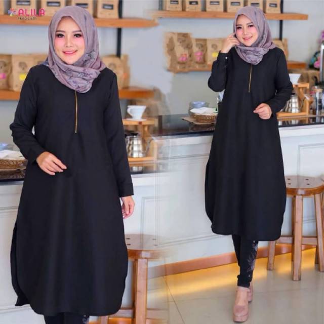 Pixie tunik atasan wanita fashion remaja