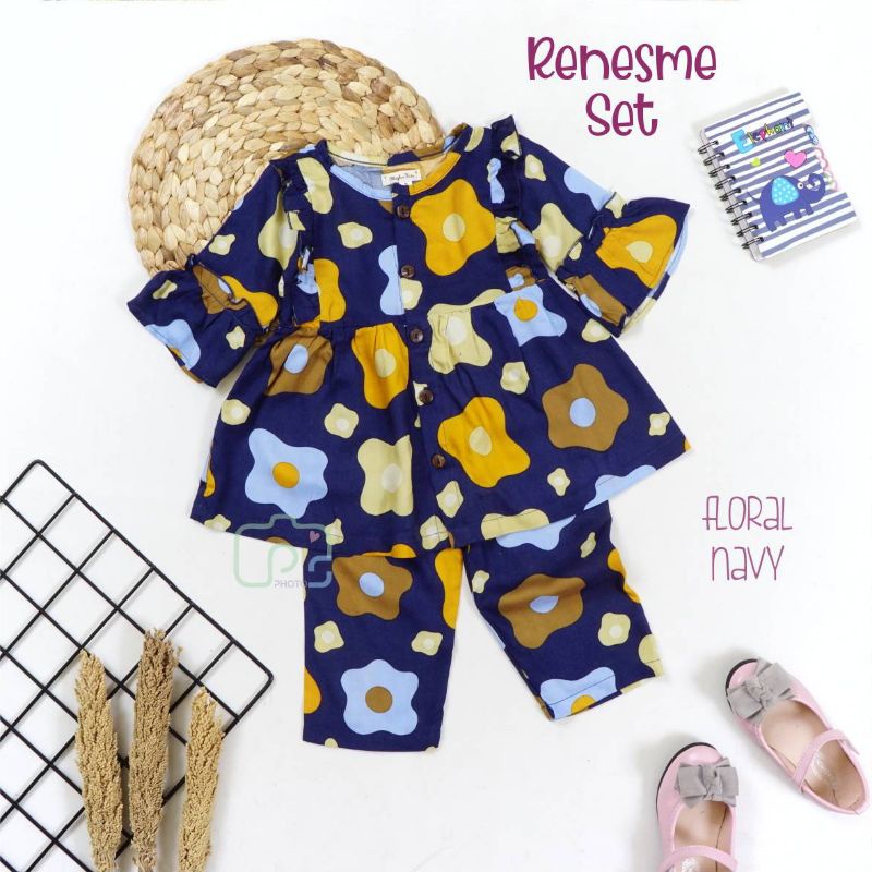 RENESME SET - setelan rayon - setelan anak perempuan