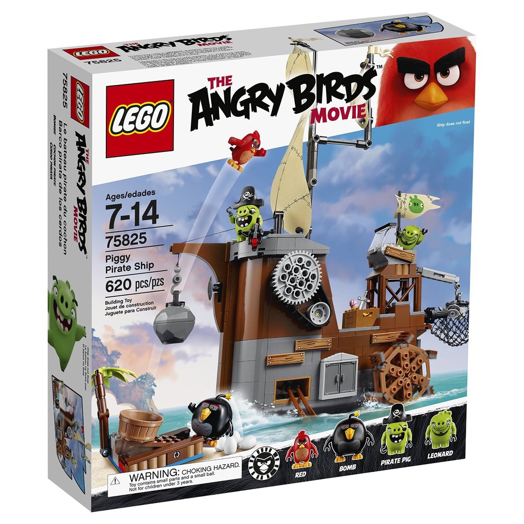 Lego Angry Birds 75825 Piggy Pirate Ship