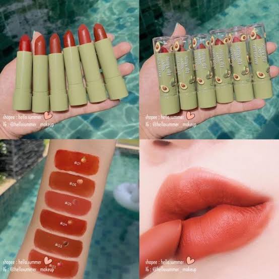 Lip matte avocado / lipstik hasaya girl avocado super lip matte