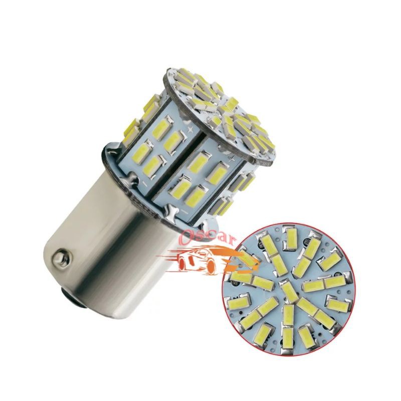 LAMPU MUNDUR MOBIL LED SEIN SEN RETING 1156 1 KAKI BAYONET 3014/50 MATA SMD