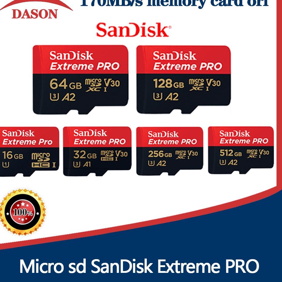 Model Baru.. Memory card Micro sd 8GB/16GB/32GB/64GB/128GB/256GB/512GB Transfer Up to 80Mbps/100Mbps