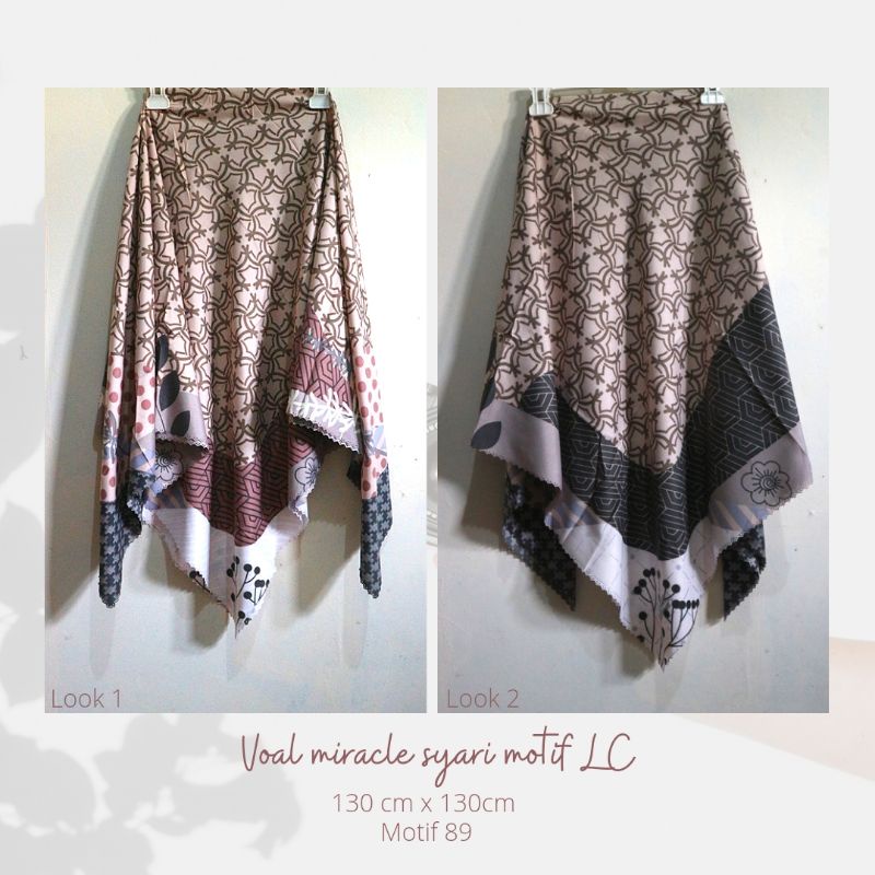 VOAL MIRACLE SYARI MOTIF UMAMA 130cm x 130cm PART 2-24