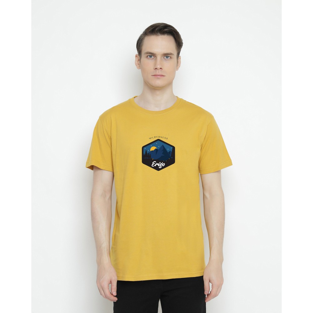 

Erigo T-Shirt The Moon Mustard