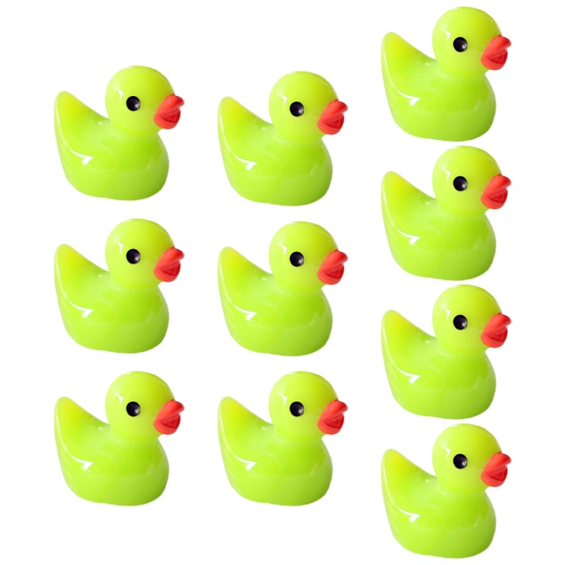 Zzz 10pcs / Set Miniatur Bebek Bahan Resin Untuk Dekorasi