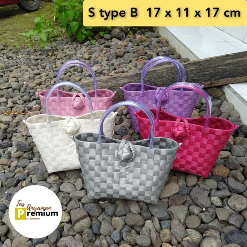 (S Type B) Tas Wanita/ Tas Souvenir/ Tas Anyaman/ Tas Mukena