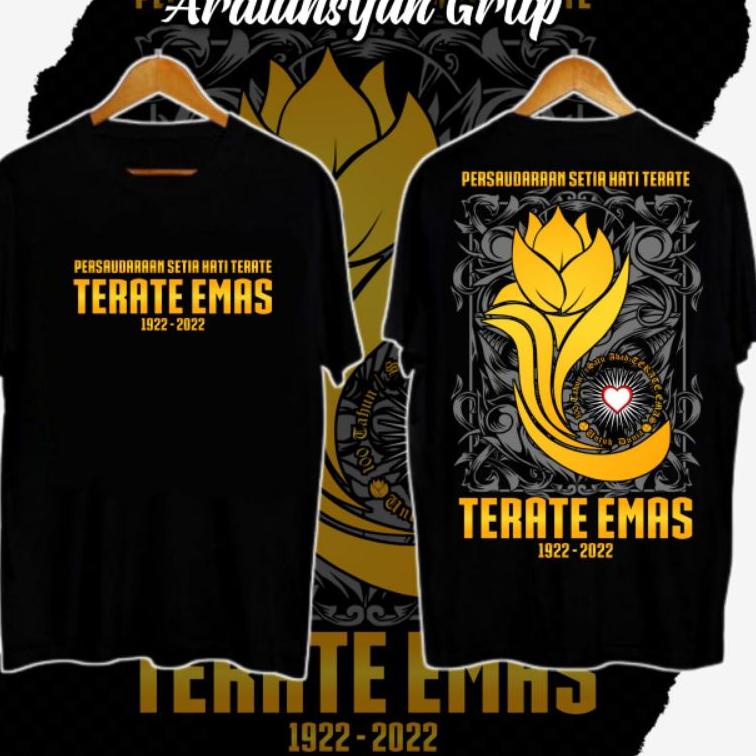 ㅂ Kaos PSHT DISTRO SATU ABAD TERATE EMAS ㅲ