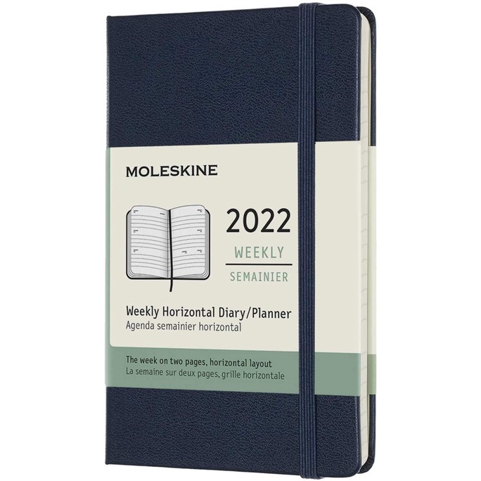 

[RESTOCK] Moleskine Planner 2022 - Weekly Horizontal / Hardcover - Diary Agenda - Pocket