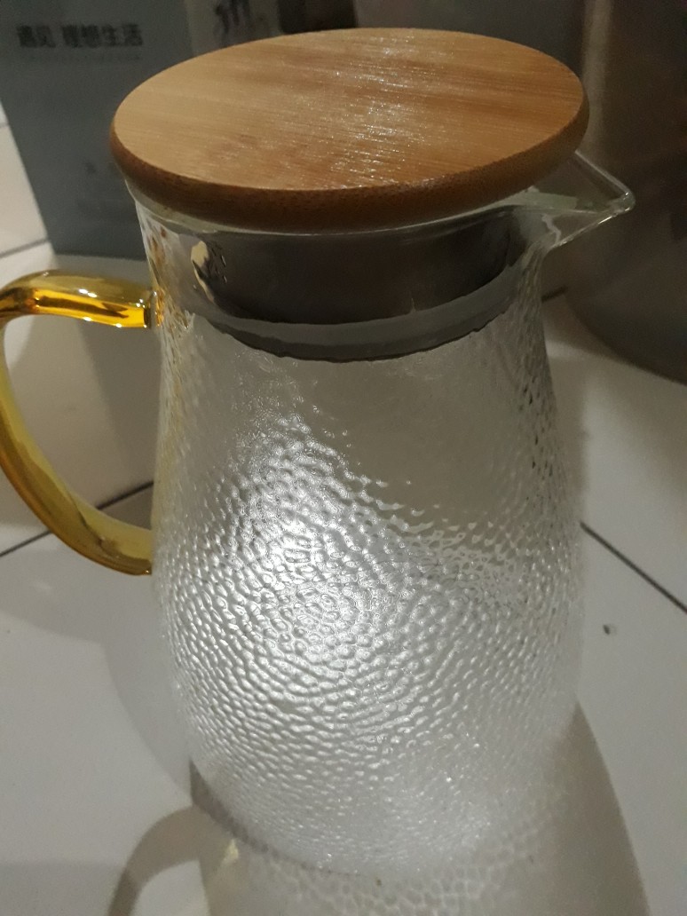 Teko Kaca Anti Panas Viral/teko Kaca Mewah/teko Kaca Besar