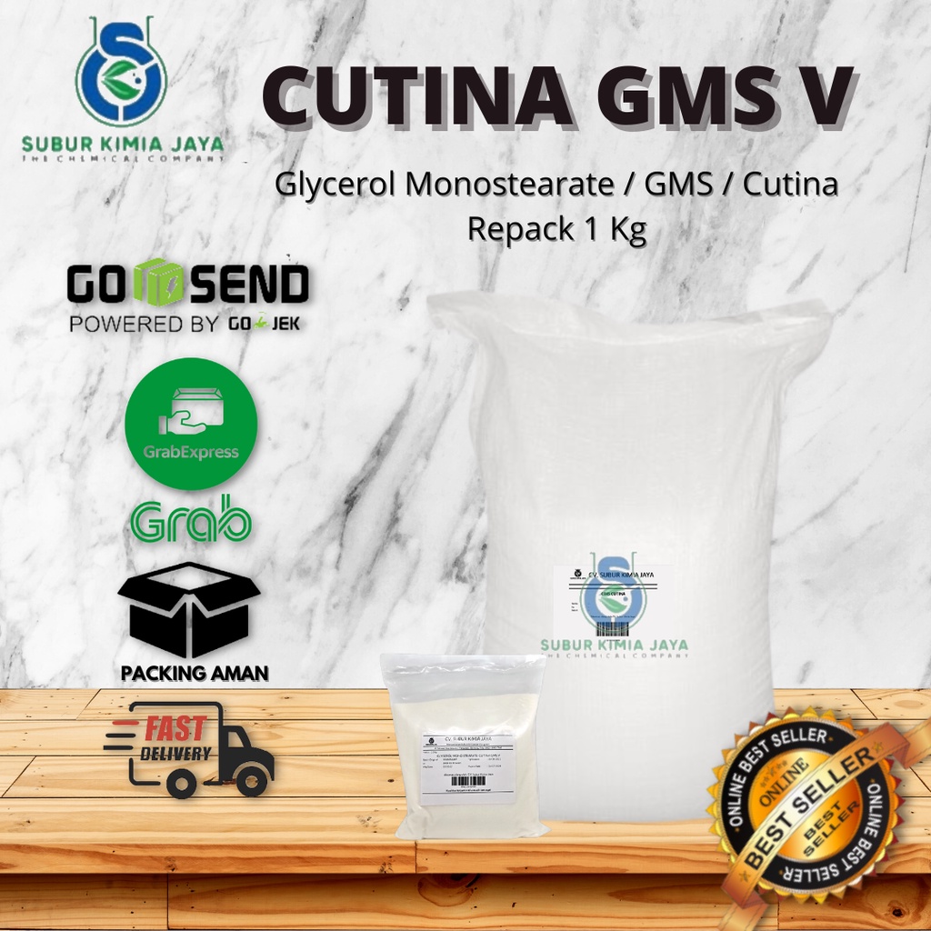 

GMS (Glycerol Monostearate) - CUTINA GMS V 1 KG Premium