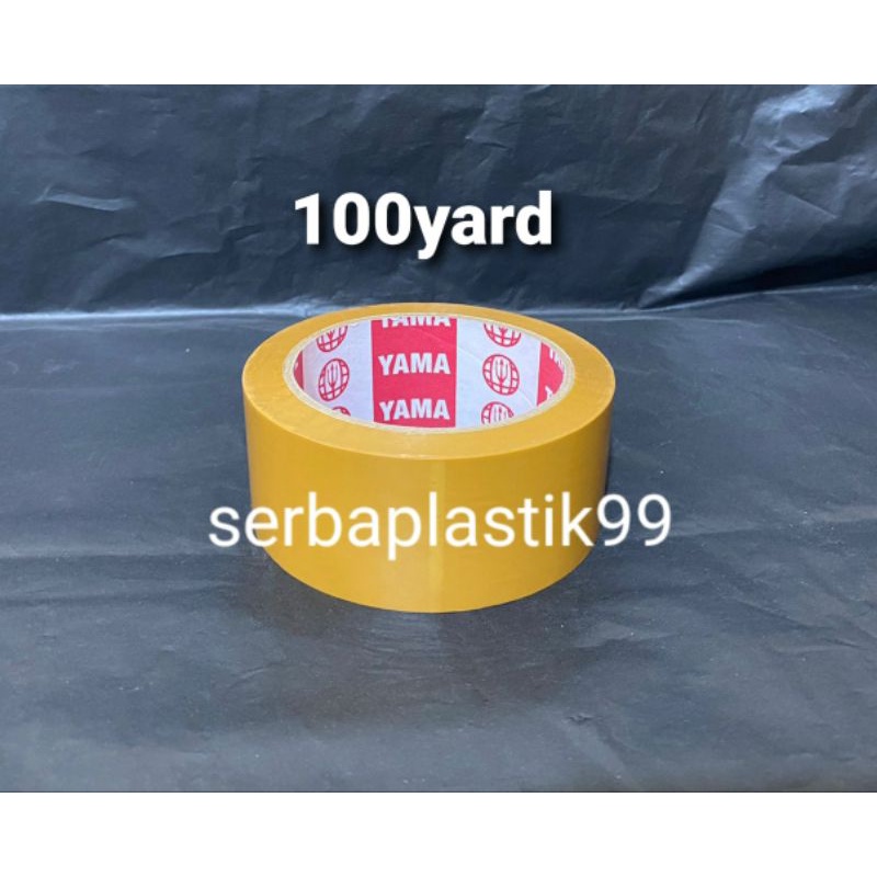 

lakban bening coklat 100yard murah selotip packing