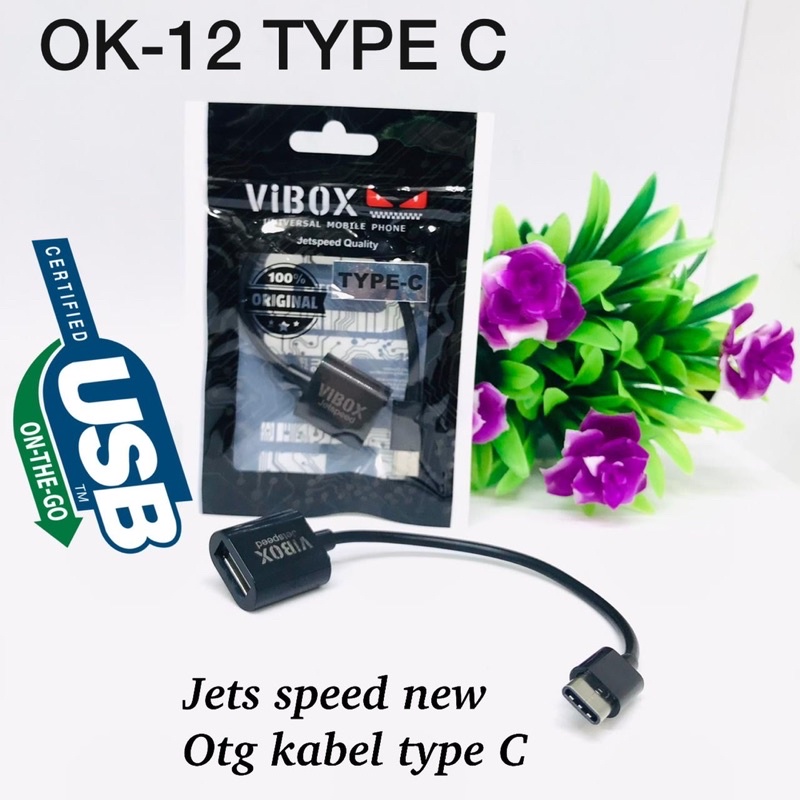 OTG KABEL TYPE C OK12 TYPE C VIBOX JETSPEED OTG KABEL VIBOX OK12 TYPE C