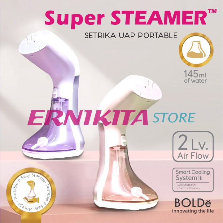 BOLDe SUPER STEAMER LAVIOLA - Setrika Uap Portable Perapih Pakaian