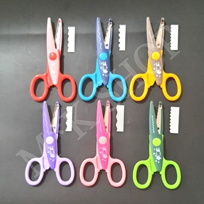 

[[BISA COD]] Gunting kertas Gerigi/gelombang/zig zag 5.3
