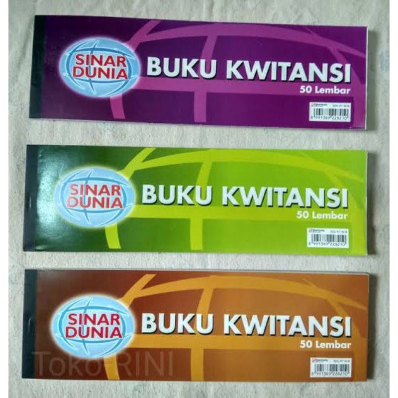 

kwitansi sinar dunia isi 50 lbr