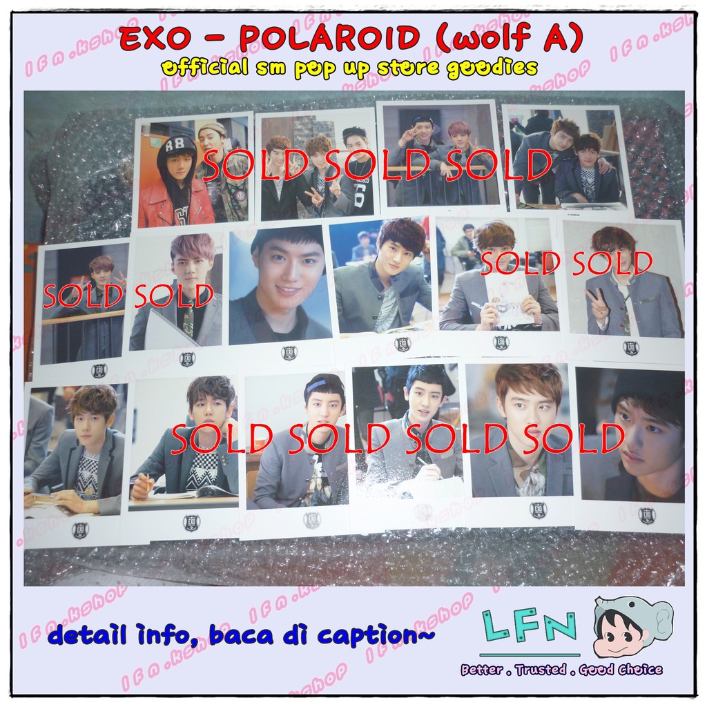 EXO POLAROID 'WOLF ERA' ( A ver )
