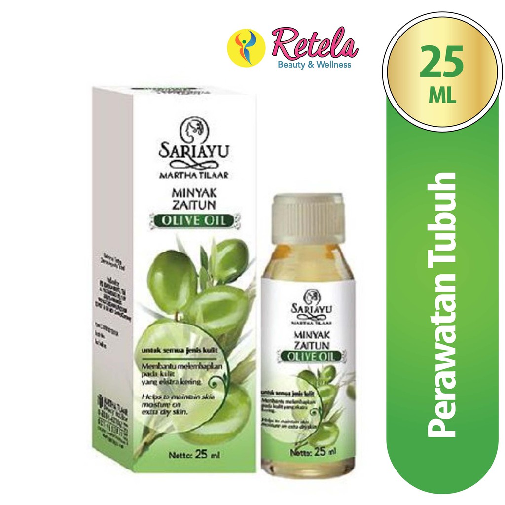 Sariayu Minyak Zaitun 25ml Sari Ayu Olive Oil Minyak Urut Pelembab Shopee Indonesia