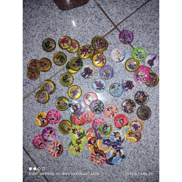 09-07-2024 Tazos Yugioh Metalic yu-gi-oh Spin Duel Monster Pokemon spin Pentazo pokemon Go Pikachu c