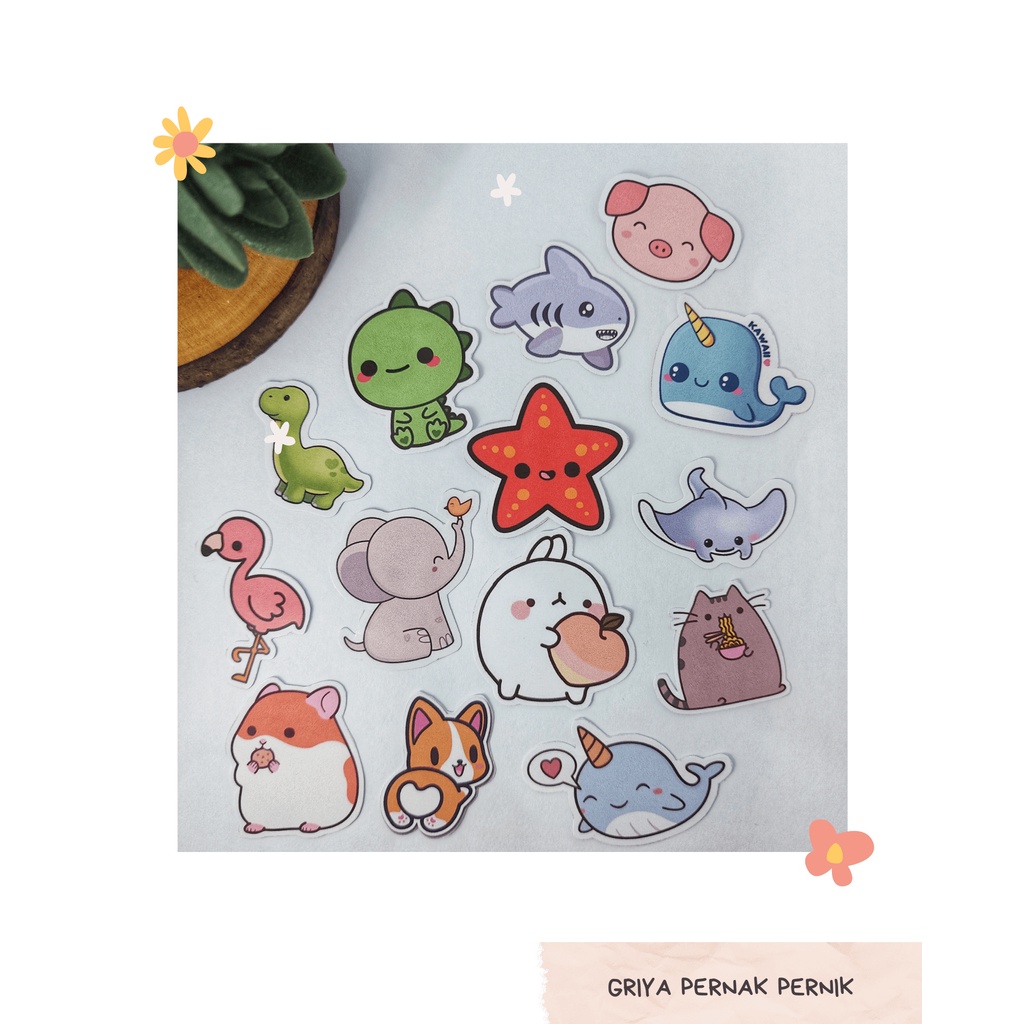 

Pernak Pernik - Stiker Hewan Lucu Cute Animal | Stiker Lucu | Stiker Tumblr Hp