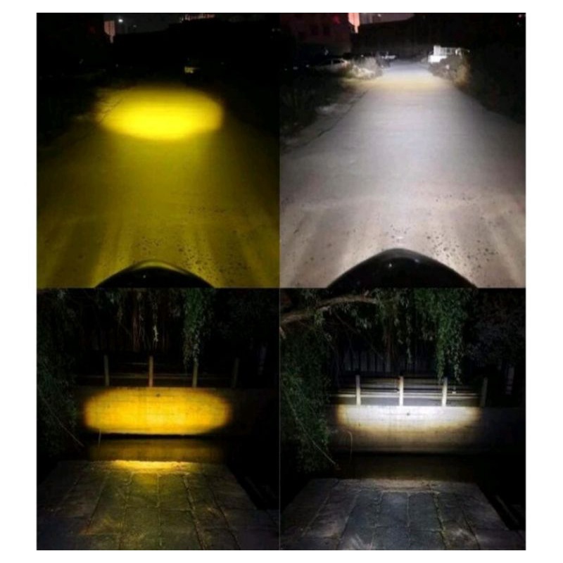 1pc Lampu Kabut Depan Csp H4 Ba20D H6 P15D dc ac 12v 24v  Led 6000k 12v Untuk Vixion/bebek/metic