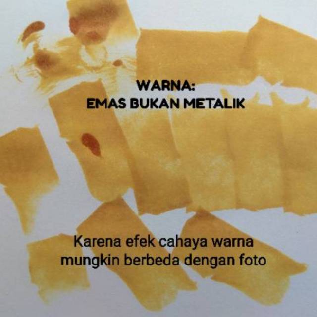 

100ml EMAS BUKAN METALIK - Tinta Stempel Flash