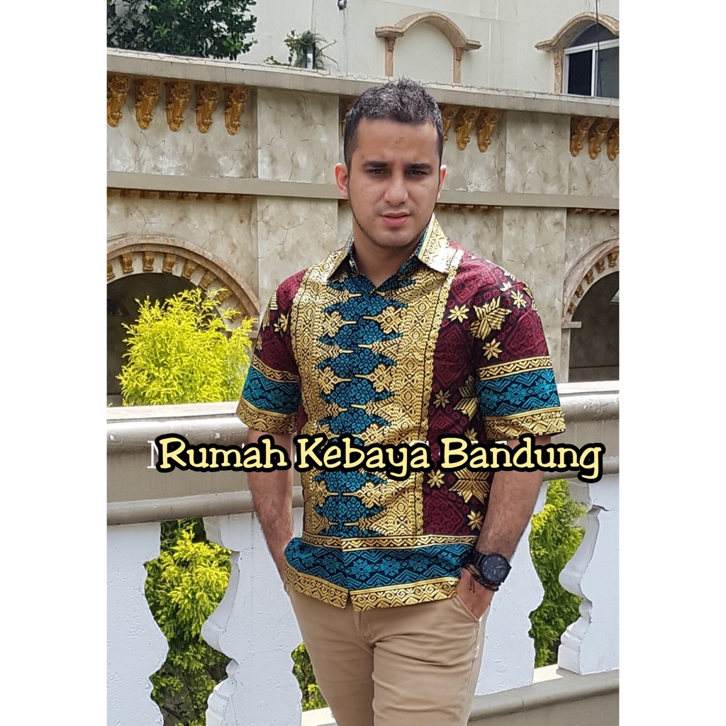 KEMEJA COUPLE MALIKA SET (UNTUK ORDER CEWEK DI FOOT LAIN YA)BATIK JUPRI BATIK SONGKET