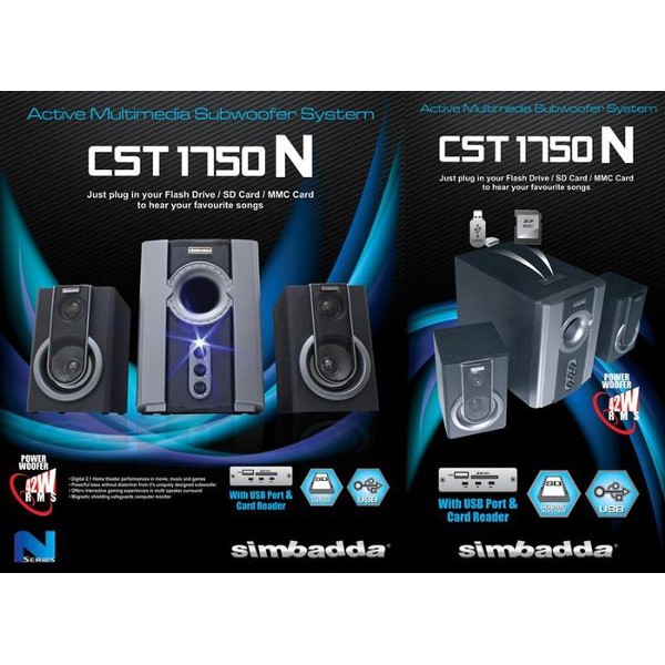 HOT SALE TERLARIS  Simbadda Speaker CST-1750N Plus  PROMO AKHIR TAHUN