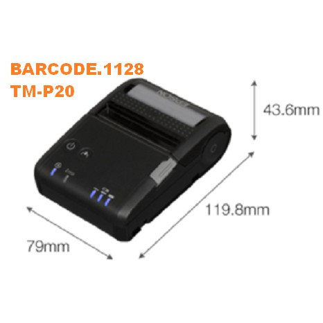 PRINTER EPSON BLUETOOTH TM-P20 EPSON P20 PORTABLE
