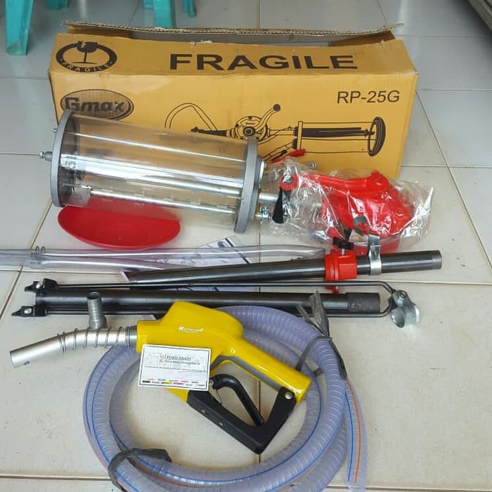 Tabung Pompa Manual TPG + selang kawat + nozzle Full Set