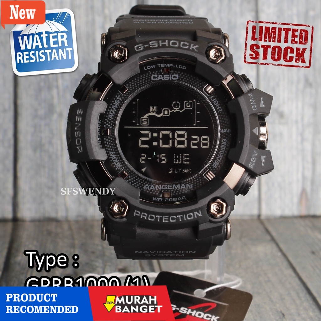 Jam digital pria terbaik- SALE MURAH !!! G Shock GPRB-1000 Jam tangan digital pria & anak anak anti 