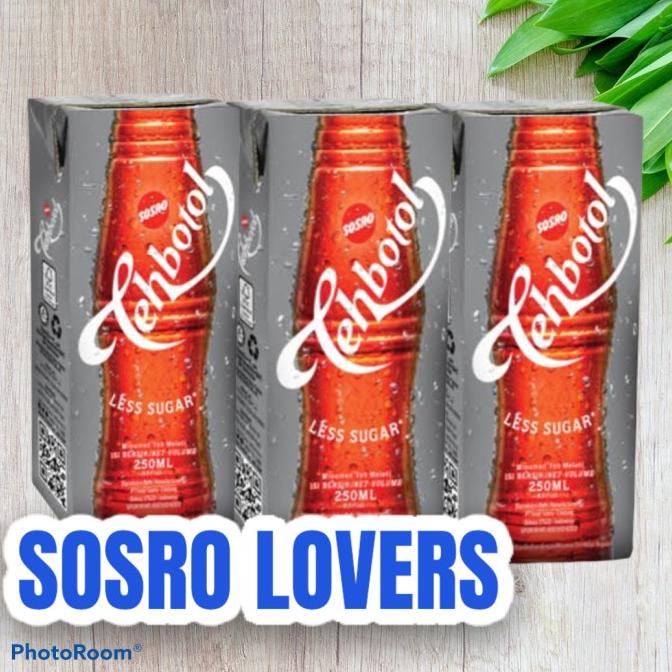 

(BISA COD) Teh Botol Kotak Sosro LESS SUGAR 250ml 1 Karton isi 24pcs MURAH Kode 84