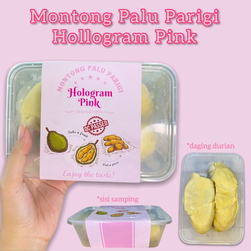 Durian Montong Asli Palu Parigi Hologram Pink