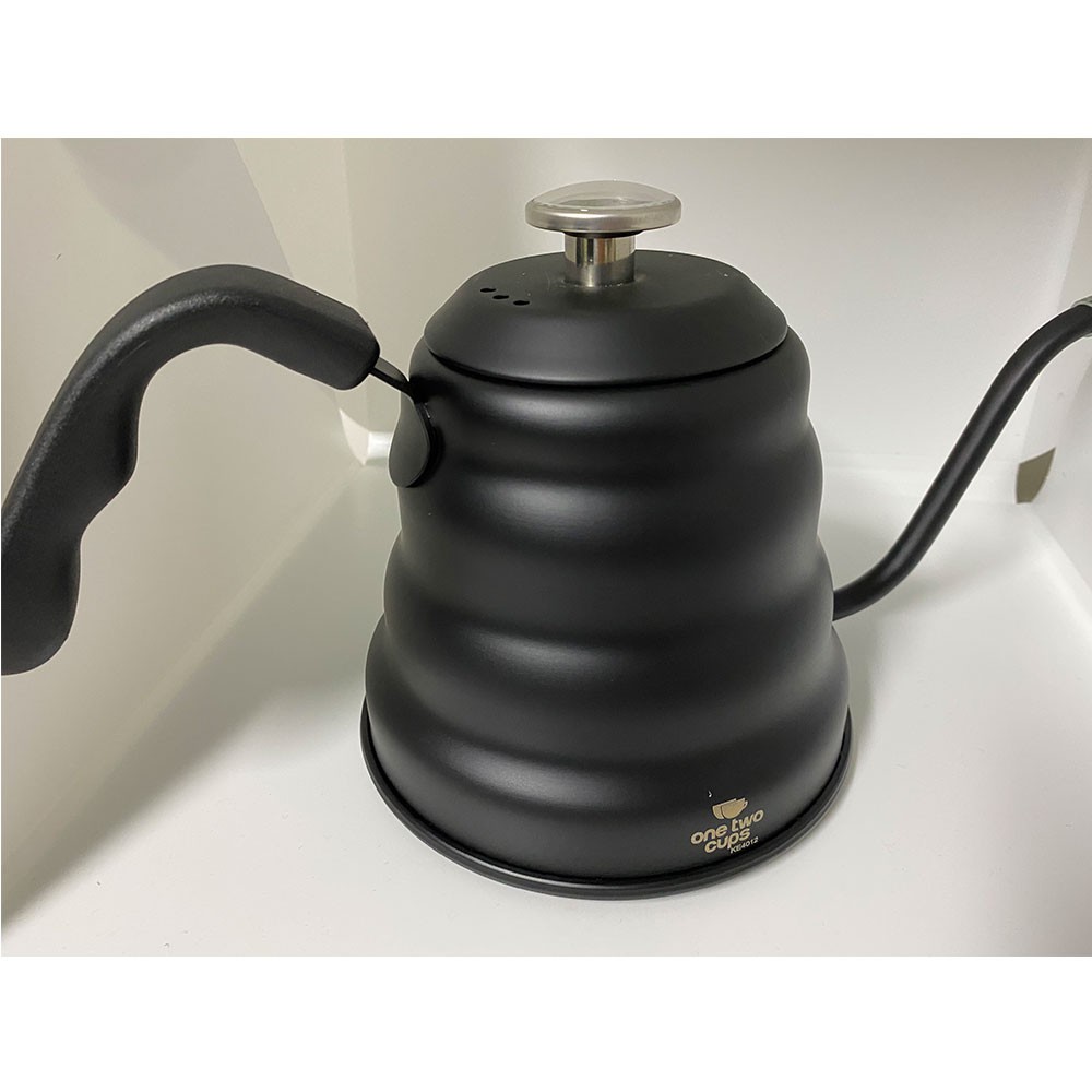 Coffee Maker Pot Drip Kettle Teko Barista Kopi 1.2 Liter with Thermostat - OneTwoCups - Black