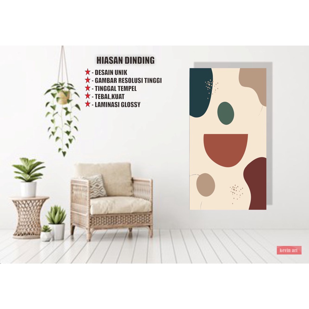 Hiasan dinding pajangan rumah aesthetic dekorasi kamar tropical nordic 1 set murah